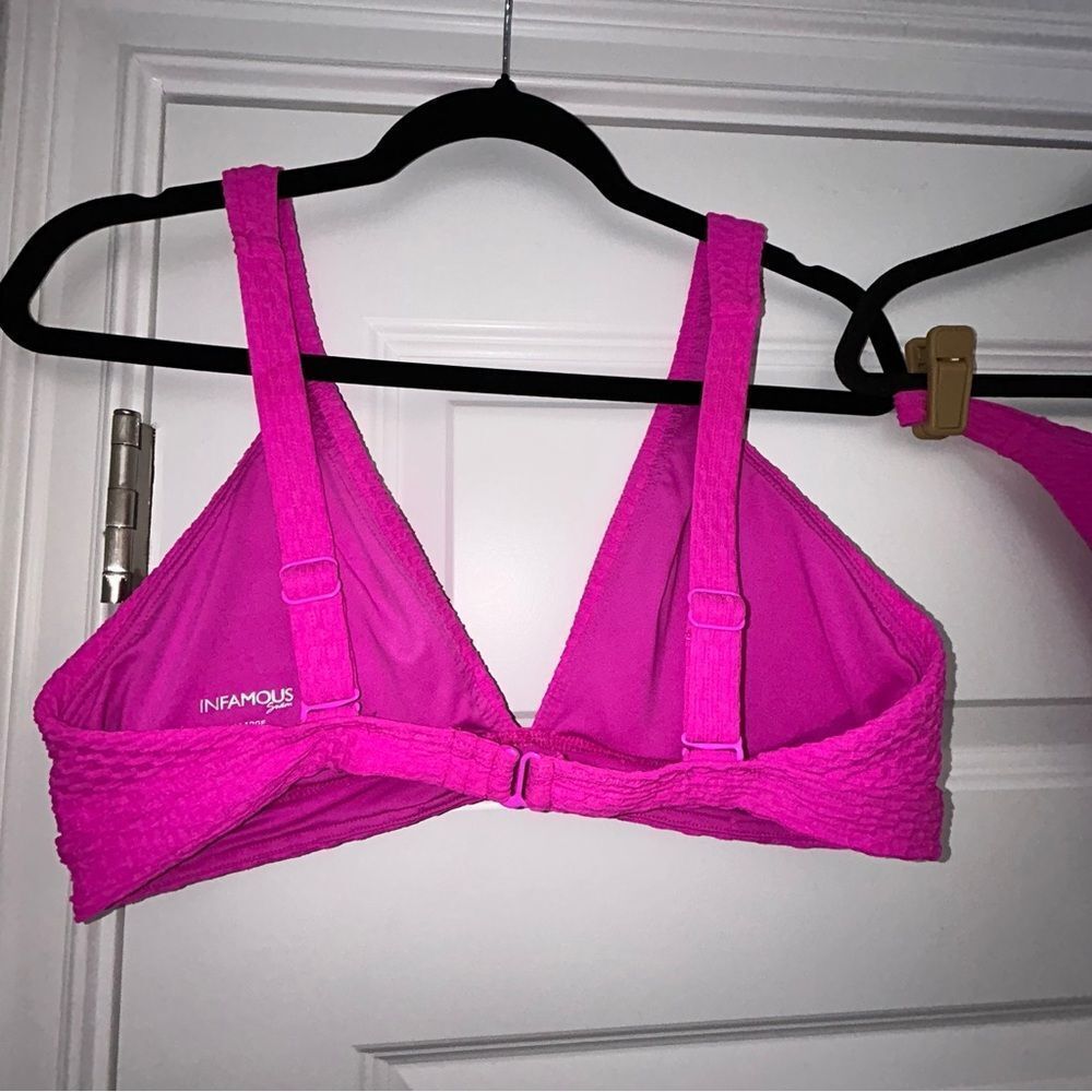 Infamous Swim Cheeky Thong 2 Pc. Swimsuit Bikini Set - Picture 7 of 8